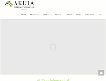 Tablet Screenshot of akulainternational.com